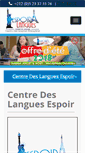 Mobile Screenshot of espoirlangues.com
